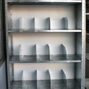 estanterías galvanizada con separadores estanterías de ocasión